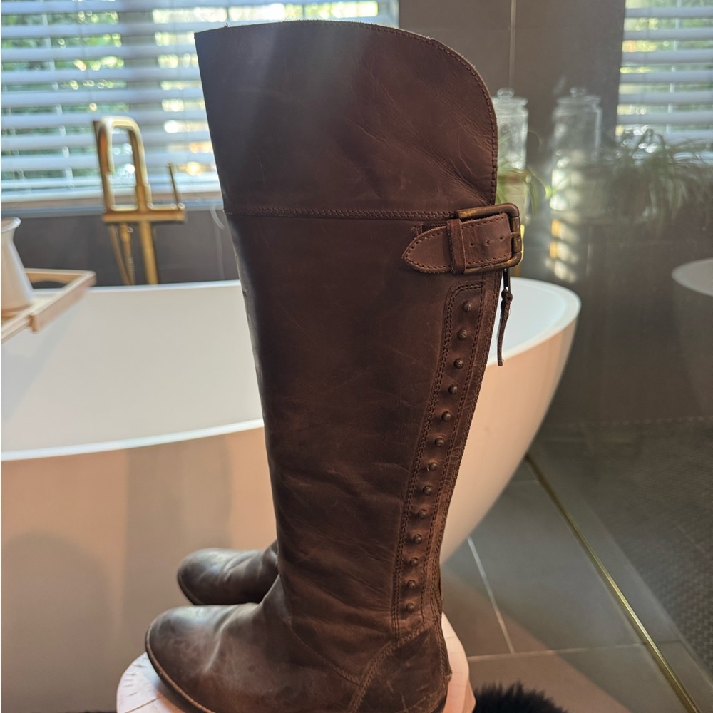 BP Dark Brown Over the Knee Boots